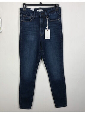 NEW Good American Good Waist Skinny High Rise Blue Jeans Women's Size 4/27